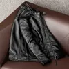 Herrenjacken Herren Frühlingsjacke Motorradjacken Mann Echtes Leder Blazer Slim Fashion Biker Mantel Rindsleder Männliche Kleidung J231111