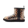 Designer klassieke warme laarzen Dames Mini Half luxe sneeuwlaars UG Winter Vol bont Pluizig harig Satijn Enkel kastanje ugglie pantoffels Booties