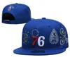 Philadelphia''76ers''Ball Caps 2023-24ユニセックスファッションコットン野球帽スナップバック帽子男性女性サンハット刺繍春夏キャップ卸売a3