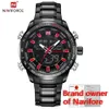 デザイナーウォッチNaviforce 9093 Relogio Masculino Top Luxury Wristwatches Relojes Hombre Men Digital Watches Factory