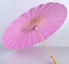 40cm中国の日本の日本のパラソルペーパー傘のための花嫁介添人パーティー夏の太陽シェードキッドサイズ10pcs
