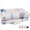 Electric Blanket Blankets Heated Blanket 220V Body single Double Control Electric Blanket Small Printed Manta Electrica Bed Warmer Pad 231114