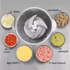 FreeShipping 500W 2L Stainless Steel Electric Automatic Multifunctional household electric meat grinder Household Mincer Food Chopper Spfmi