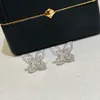 GRAFE earrings sterling silver 925 material designer earrings butterfly never fade T0P quality Hypoallergenic Premium Gifts 012