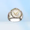 6Pcs lotsHip Hop Twotone Men Band Rings Buffalo Nickel Honoring The American West Ethnic Style Jewelry Mens Ring Size 7129897834