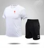 Granada Men's Tracksuits clothing summer short-sleeved leisure sport clothing jogging pure cotton breathable shirt