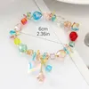 Link Bracelets CARLIDANA Creative Lucky Charms Stretch Bracelet Bangles Colorful Irregular Heart Crystal Beads For Women Jewelry