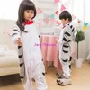 Rompers Children Pyjamas Unicorn Onesies Pajamas Animal Kigurumi Wolf Costume Cartoon Anime Cosplay Clothes for Kids 231113