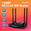 Routers PIXLINK AC22 1200 Mbps draadloze gigabit-router signaalversterker Wireless-AC dual-band slimme technologie 4-gigabit-poorten Q231114