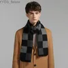 Scarves Fashion Plaid Winter Men Scarf Warm Neackerchief Cashmere Men's Scarves Business Long Pashmina Shl Christmas Gifts for Man YQ231114