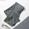 Scarves BISON DENIM Cashmere Scarf for Men Winter Autumn Warm Neckerchief Luxury Male Business Solid Wool Scarves Christmas Gifts 2023 YQ231114