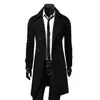 Men's Jackets Mens Double Breasted Trench Coat 2023 Winter Wool Blend High Quality Fashion Casual Slim Fit Solid Color Jacket 231113