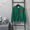 Paris amis amisweater cardigan tröja män kvinnor pullover är jag france designer broderi hjärta älskar coeur svett stickade jumper hoodies amiparis ksqp