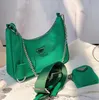 Designer-Tasche 3-teilige Gesamtfarben-Umhängetasche 5A Top-Handtasche Mode Gute Übereinstimmung Damentaschen Nylon Crossbody WomenBag mit Box