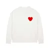 Amis Paris Pull Hommes Femmes Designer Chemises Tricotées High Street Imprimé Un Motif De Coeur Col Rond Tricots Hommes Femmes Suis Je Jumper Amis 422