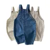 Overalls Toddler Baby Overalls Infant Boys Girls Denim Trousers Clothes Kids Spring Autumn Casual Loose Suspenders Pants Fashion 230414