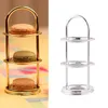 Set di stoviglie Buffet Display Tower Candy Rack 3-Tier Cupcake Stand Vassoio per gioielli da dessert