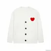 Designer Amis Unisex AM I Paris Pullover Amiparis Cardigan Sweat Frankreich Mode Strickpullover Love A-Linie Kleines rotes Herz Coeur Sweatshirt S-XL STEY
