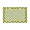 Carpets Checkerboard carpet cute plaid irregular IG girly rugs large area bedroom carpet fluffy soft polyester floor mat decoration home W0413