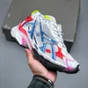 Paris Balencigaas Casual Balanciagalies Men Designers Shoes Track Runner 3 70 Transmit Sense Retro Trainers Black White Pink Blue Burgogne Dekonstruktion Jo Jyfi