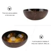 Bowls Rustic Table Decor Decorative Bowl Dishes Nut Serving Dinnerware Bamboo Candy Container Office