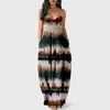 Casual Dresses 2023 Summer Women Beach Wear Long Pullover Dress Elegant Sleeveless Suspender