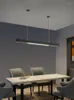 Lampade a sospensione Cucina minimalista Isola Lampadari moderni LED Tavolo da pranzo lungo Illuminazione a sospensione per bar Ufficio Decorazioni per la casa