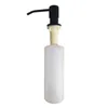 Liquid Soap Dispenser 300ML Kitchen Sink Black ABS Lotion Dispensers Mount Hand Pressure