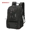 Utomhusväskor Svickiga manliga multifunktion Fashion Business Casual Travel Waterproof 15 6 Inch 17 3 Laptop Men Backpack Boys School Bags 231114