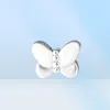 Spring 925 Sterling Silver Jewelry Reflexions Bedazzling Butterfly Clip Charm Beads Fits Bracelets Necklace For Women Jewelry7217082