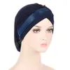 Underscarf Muslim Turban Pleated Cross Hair Loss Cap Beanies Women Chemo Cap Inner Hijab Hat Bonnet Headwrap Scarf Cover
