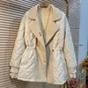 Kvinnor Down Parkas Women Cotton Coat Winter Jacka Kvinnlig mitten av längd Version Slim Fit stor storlek Outwear Leisure Time Overrock 231114