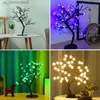 Lampes de table LED Décoration intérieure Chambre Romantique Décoration créative USB Cerisier Lumières Arbre de Noël Lumières Lumières de vacances R231114