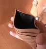 Luksusowa moda wizytownik kawior damski Mini portfel kolorowe oryginalne skórzane Eggstone luksusowe czarne pudełko portfel