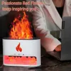 Diffusori di oli essenziali Camino Umidificatore Sale di cristallo Roccia Fuoco Lampada 7 colori Fiamma Aroma Vulcano Aria Diffusore di olio per la casa 231113