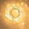 Copper Rattan Flower LED Strip Light, Holiday Wedding Decorative LED String Light