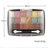 Beauty nieuwe 18 kleuren hoge parel fijne flash oogschaduw palet rokerige make-up oogschaduw