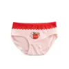 Mutandine da donna 5 pezzi / set biancheria intima di cotone simpatico cartone animato animale orso rosso mutandine da donna stampa intimo slip ragazze mutandine femminili lingerie sexy 230414