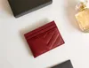 Luxury Fashion Business Card Holder Caviar Women's Mini Wallet Colorful Genuine Leather Eggstone Luxury Black Box Wallet 01