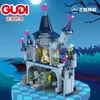 Blocks Plants vs Zombies Brick Castle Suit Scene Building Toys Vehicle Zombie Car BOSS Pirate Ship Small Particle Puzzle Gifts 231114