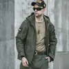 Giacca da uomo in ecopelle 2022 da uomo, tattica militare da esterno, antivento, impermeabile, leggera, traspirante, confortevole