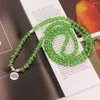 Strand Luminous Bracelet 108 Suitcase Mala For Woman Lotus Buddha Yoga Jewelry Female Accessories Drop