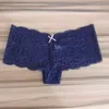 Women's Panties 3 Pieces Ladies Lace Panties Sexy Underwear Women Boyshort Underpants Female Lingerie See Through Culotte Femme Intimates Pantys 230414