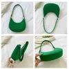 أكياس التسوق أزياء Women Handbag Coll Color Casual Mini Mini Inferarm Bag Bag Green Chain Counter Counter County Bage Leather Bage