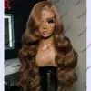 Perruque Lace Front Wig brésilienne naturelle Remy, cheveux naturels Body Wave, densité 200, pre-plucked, 5x5 HD, perruque Lace Closure Wig, pour femmes