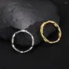 Pierścienie klastra złoto kolor s925 srebrny kolor moissanite eternity Wedding Pierścień dla kobiet