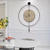 Wanduhren Geschenk Home Clock Stücke Elegante Art Deco Einzigartige klassische Wohnzimmer Runde Designer Nordic Duvar Saati Dekor