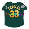 Sl Rickey Henderson Baseball Jersey As 1989 World Series Mark 25 McGwire Jose Canseco Dennis Eckersley Dave Stewart Carney Lansford Größe S-4xl