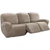 Housses de chaise 12 Styles épais canapé protecteur Jacquard couleur unie 3 places pour salon canapé couverture fendue housse