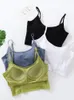 Women's Tanks Women Lingerie Push Up Bra Sexy U Neck Tube Top Fashion Solid Color Knot Underwear Female Soft Brassreie With Chest Pad